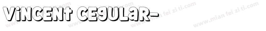 Vincent Regular字体转换